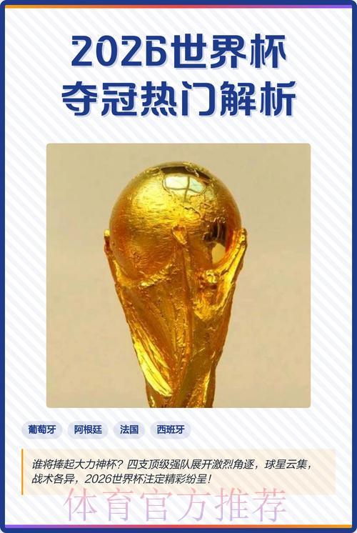 2026世界杯盘口玩法全面解读与最新热门趋势分析